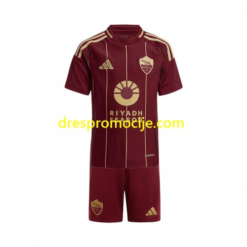 A.S. Roma Dres Dječji Domaći 2024/2025 Kratkih Rukava A.S. Roma Dres Dječji Domaći 2024/2025 Kratkih Rukava